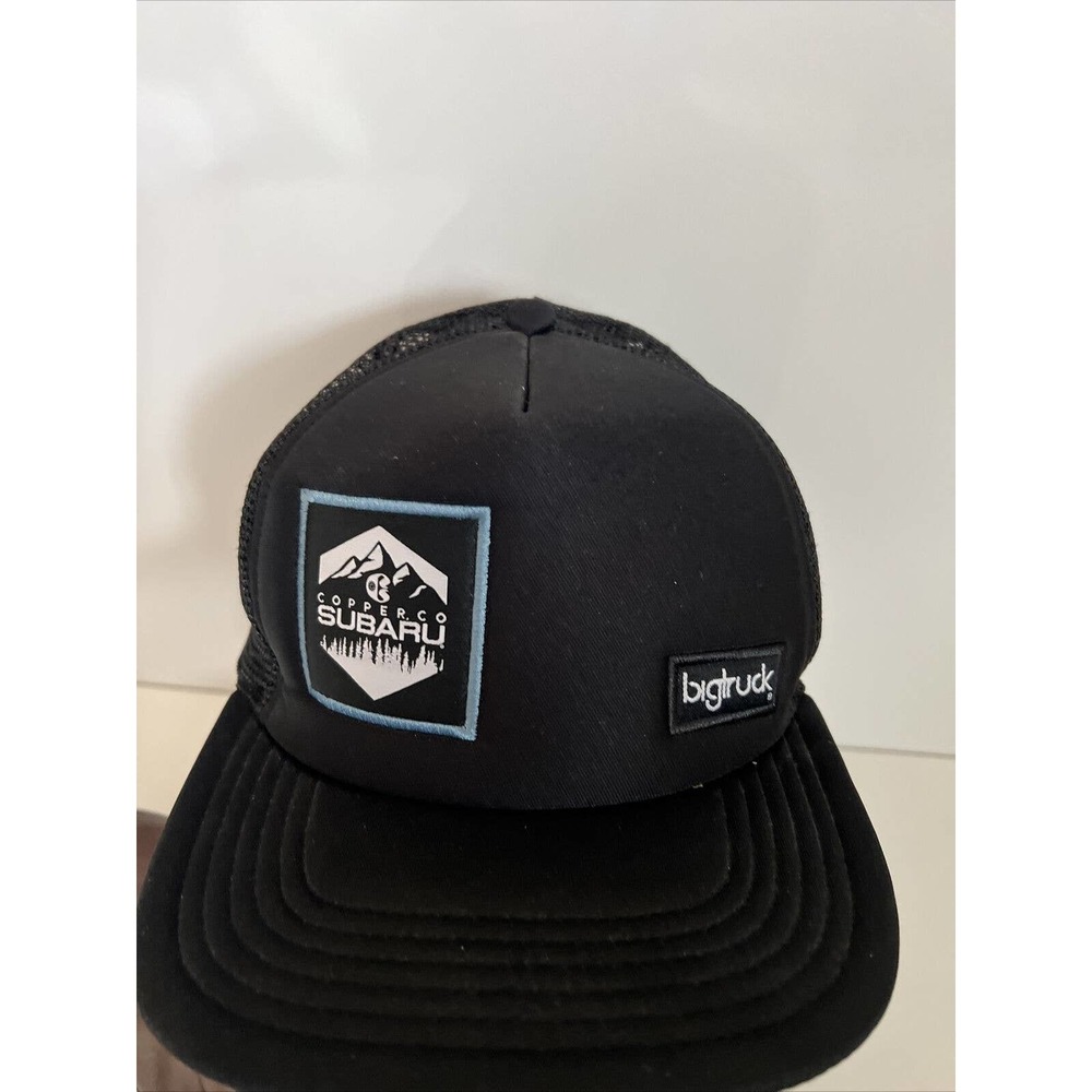 Big Truck & Subaru Cap Hat Mesh Back Black Adjustable Copper,CO
